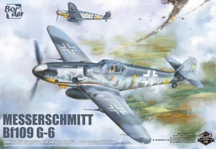 Border Model 1/35 Bf109G-6 w/Full Engine BF01